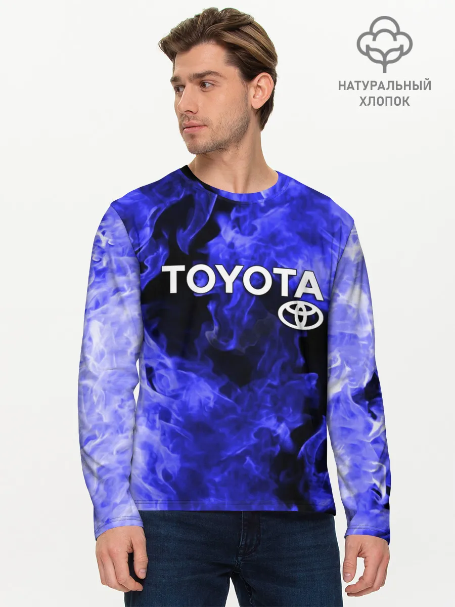 Мужской лонгслив базовый / TOYOTA