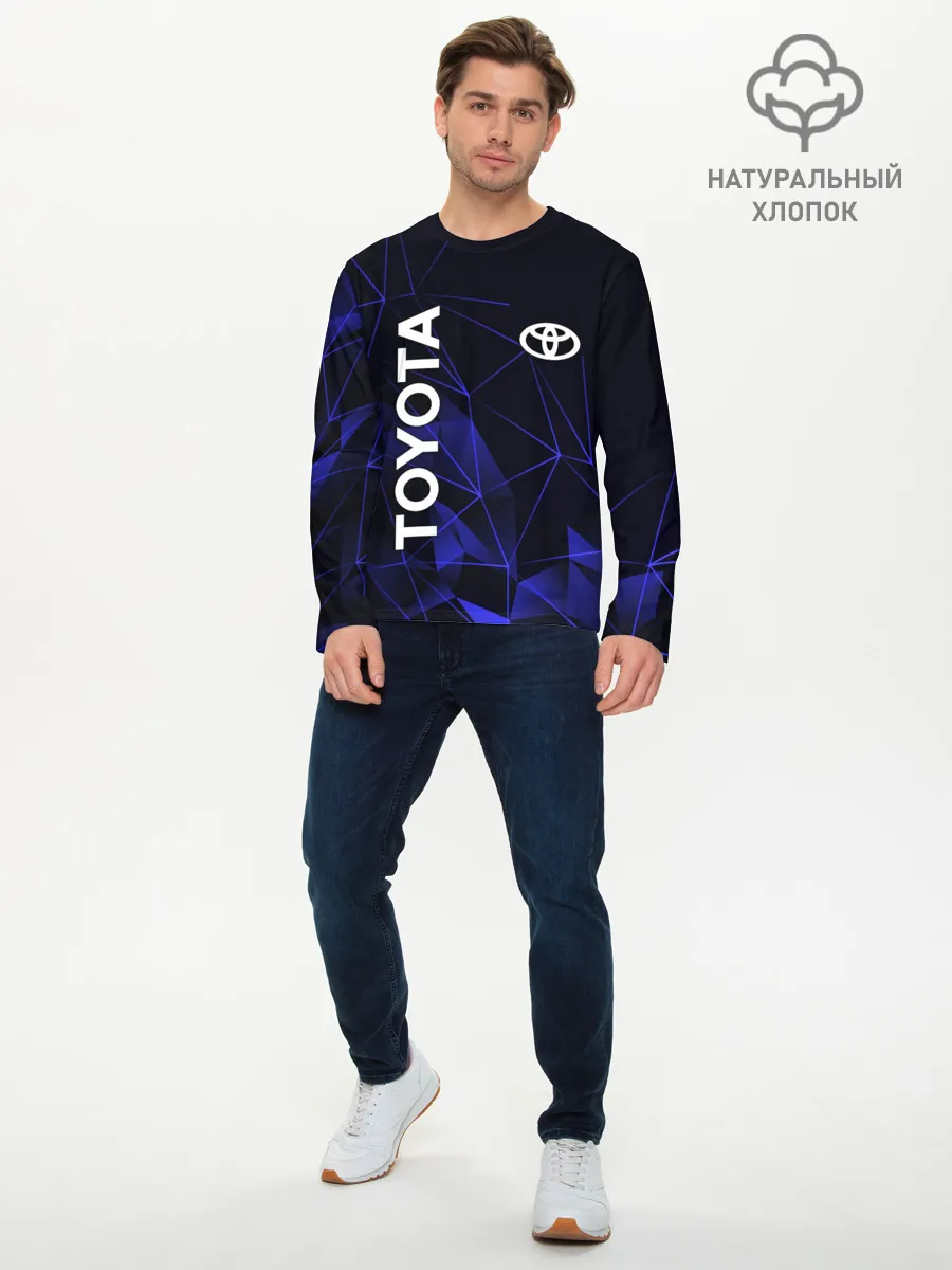 Мужской лонгслив базовый / TOYOTA