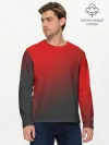 Мужской лонгслив базовый / RED