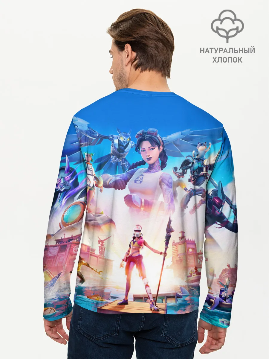 Мужской лонгслив базовый / FORTNITE 3 СЕЗОН