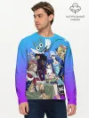 Мужской лонгслив базовый / All heroes of Fairy Tail