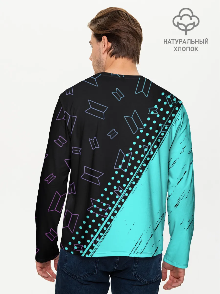 Мужской лонгслив базовый / BTS / БТС