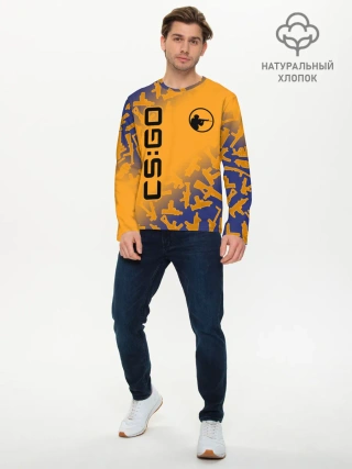 Мужской лонгслив базовый / CS GO | КС ГО