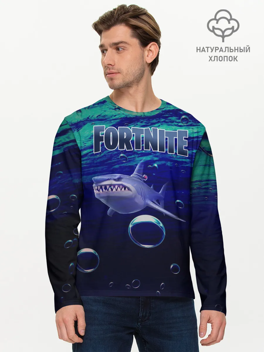Мужской лонгслив базовый / Loot Shark Fortnite