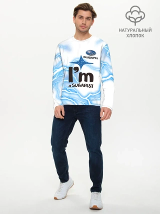 Мужской лонгслив базовый / SUBARU