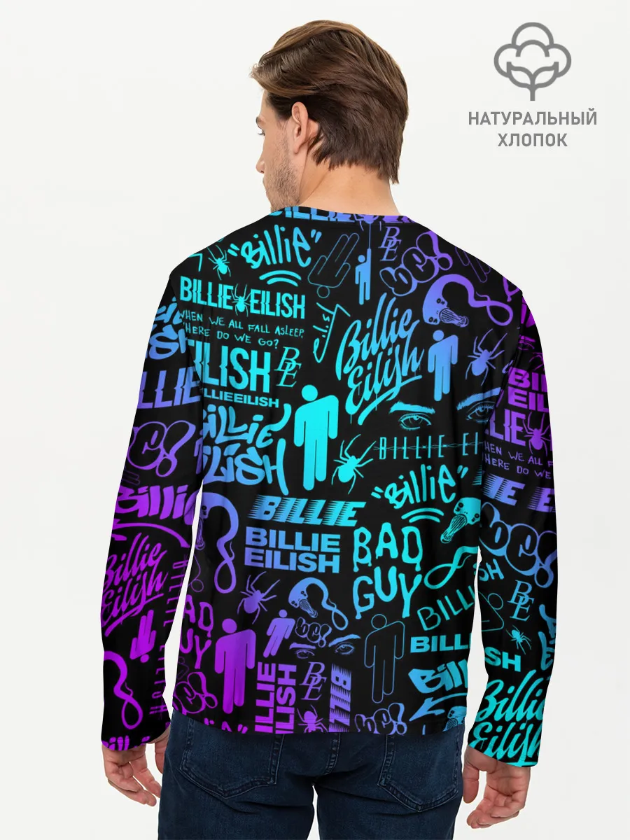 Мужской лонгслив базовый / BILLIE EILISH | БИЛЛИ АЙЛИШ