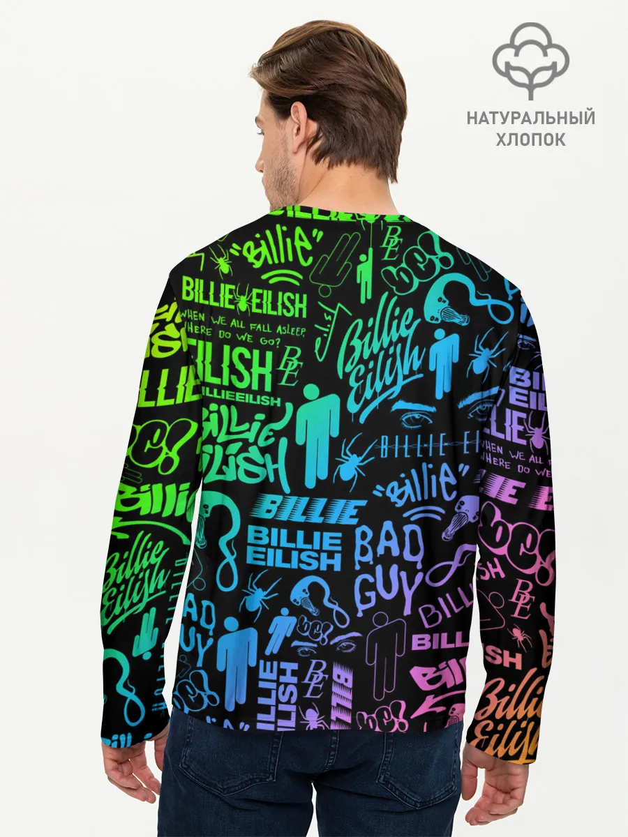 Мужской лонгслив базовый / BILLIE EILISH | БИЛЛИ АЙЛИШ