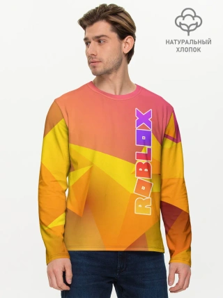 Мужской лонгслив базовый / Roblox