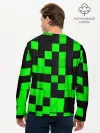 Мужской лонгслив базовый / ЗЕЛЕНЫЕ КУБИКИ