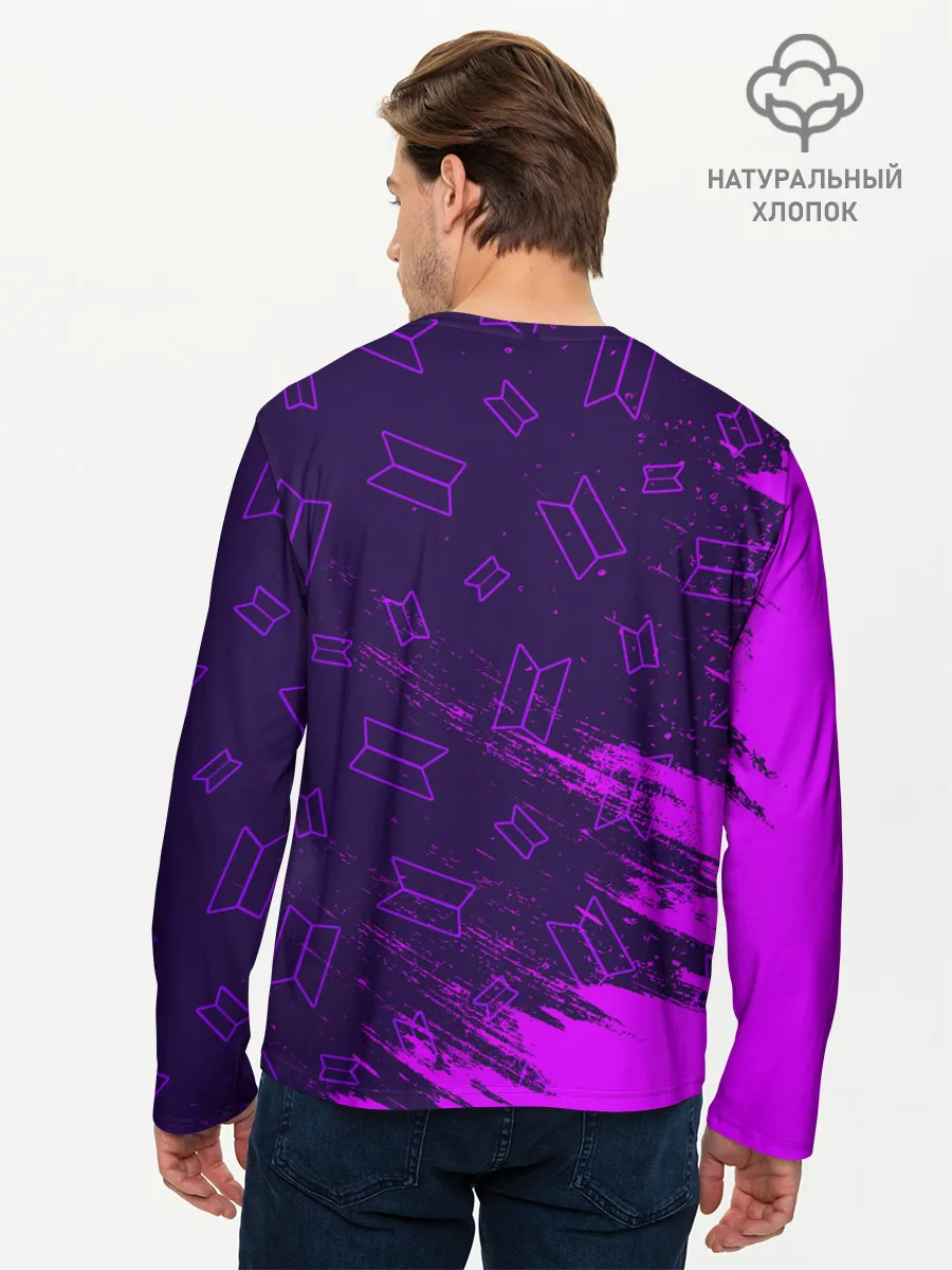 Мужской лонгслив базовый / BTS / БТС
