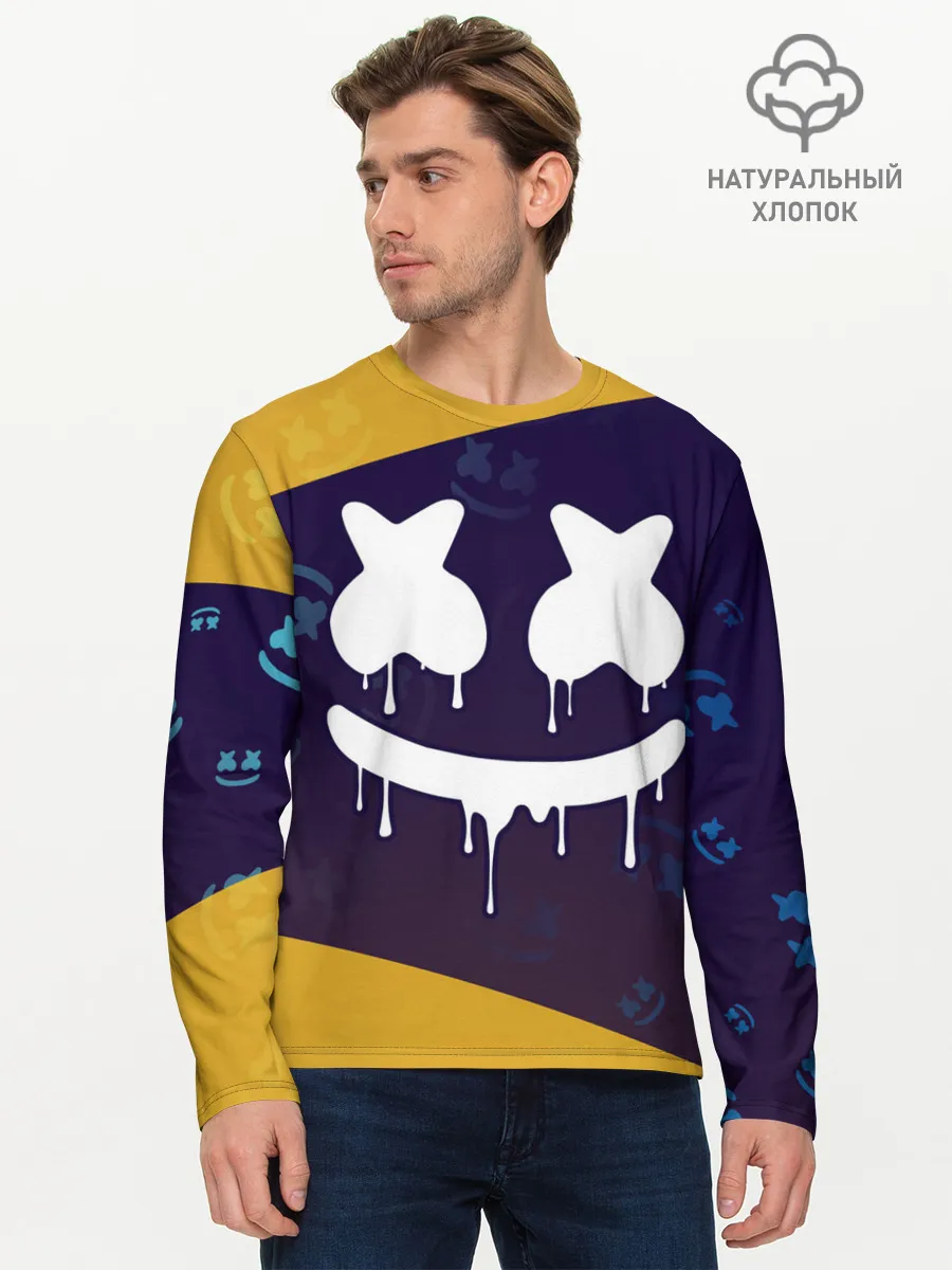 Мужской лонгслив базовый / MARSHMELLO / МАРШМЕЛЛОУ