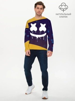 Мужской лонгслив базовый / MARSHMELLO / МАРШМЕЛЛОУ