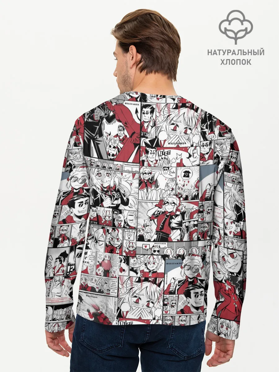 Мужской лонгслив базовый / HELLTAKER