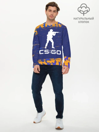 Мужской лонгслив базовый / CS GO | КС ГО