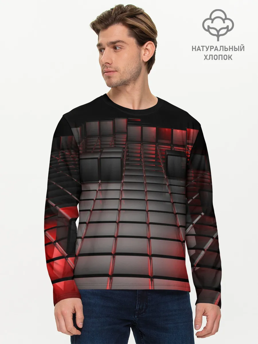 Мужской лонгслив базовый / КАРБОНОВЫЕ ПЛИТЫ