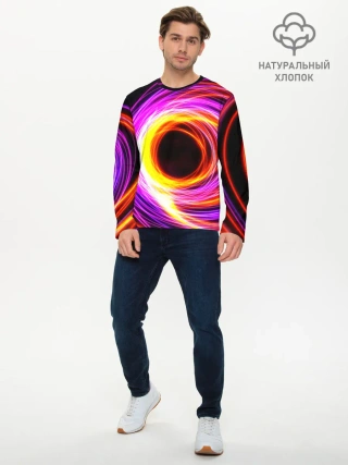 Мужской лонгслив базовый / ИСКРЫ