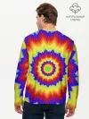 Мужской лонгслив базовый / Tie-Dye