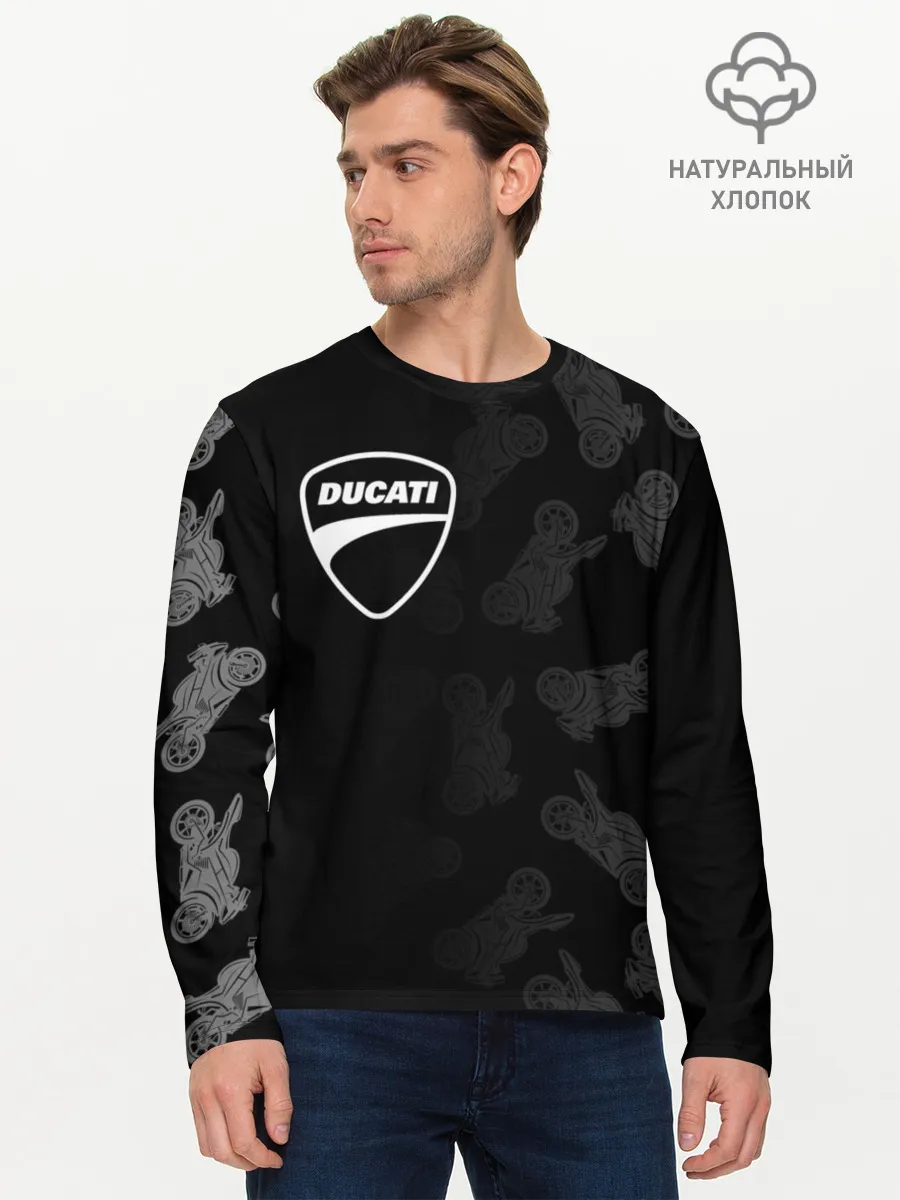 Мужской лонгслив базовый / DUCATI [1]