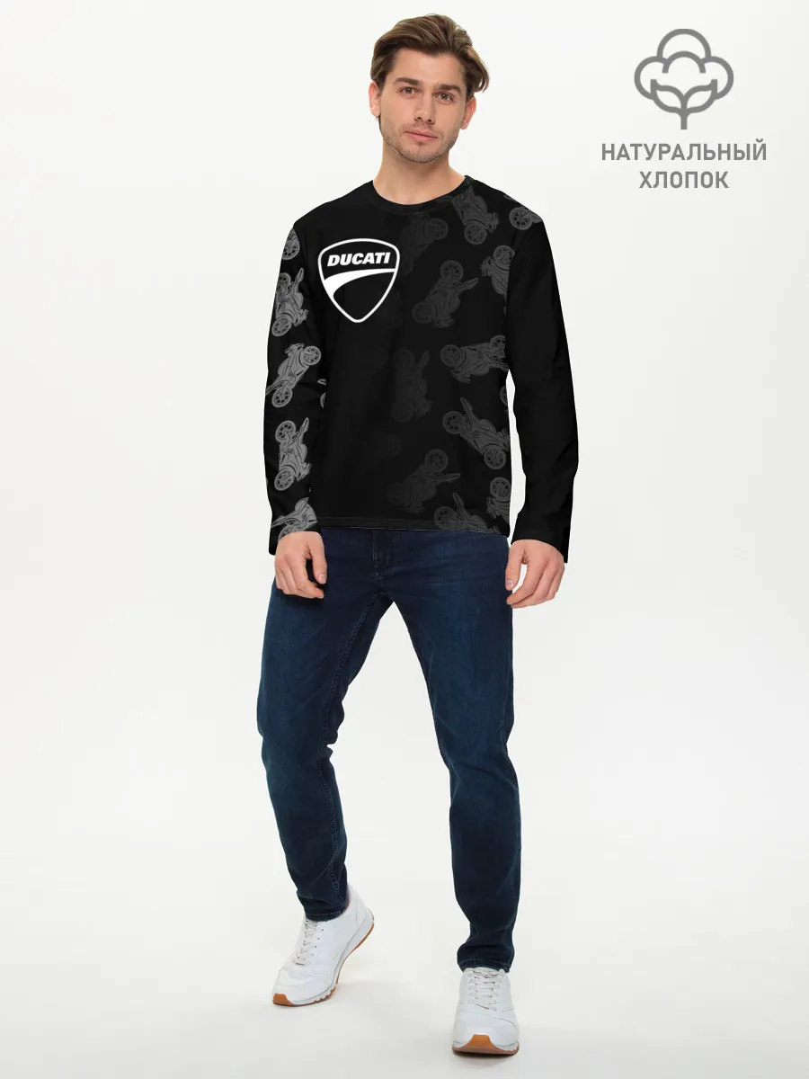 Мужской лонгслив базовый / DUCATI [1]