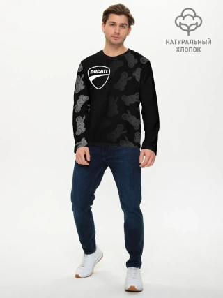 Мужской лонгслив базовый / DUCATI [1]