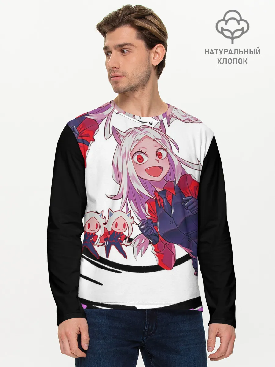 Мужской лонгслив базовый / Helltaker