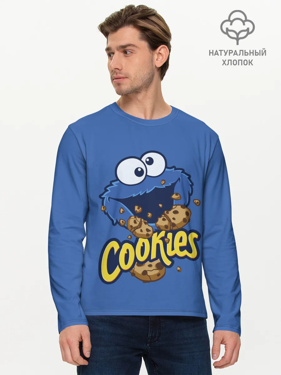 Мужской лонгслив базовый / Cookies