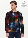 Мужской лонгслив базовый / КОСМИЧЕСКИЕ ВОЛНЫ