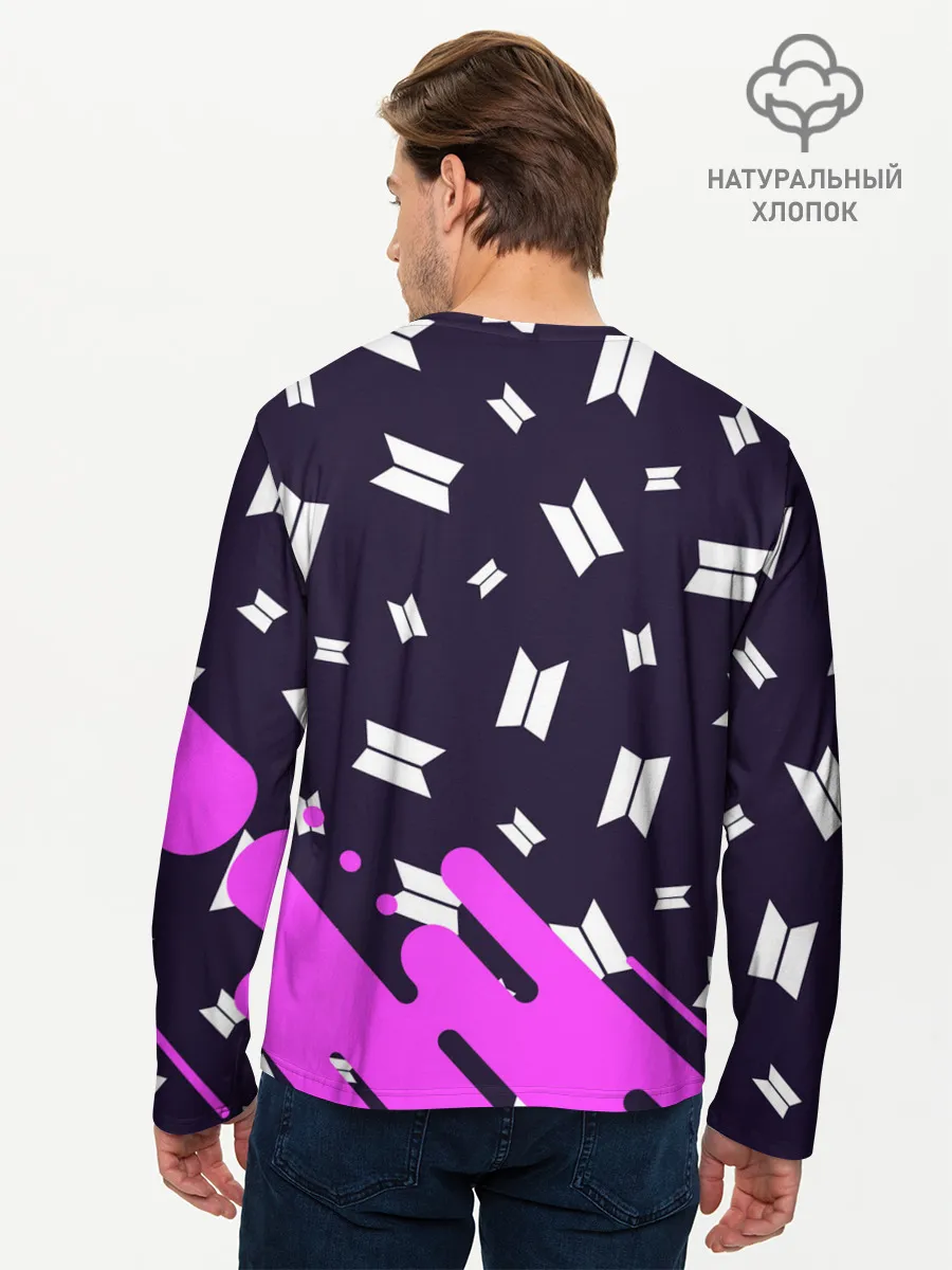 Мужской лонгслив базовый / BTS / БТС