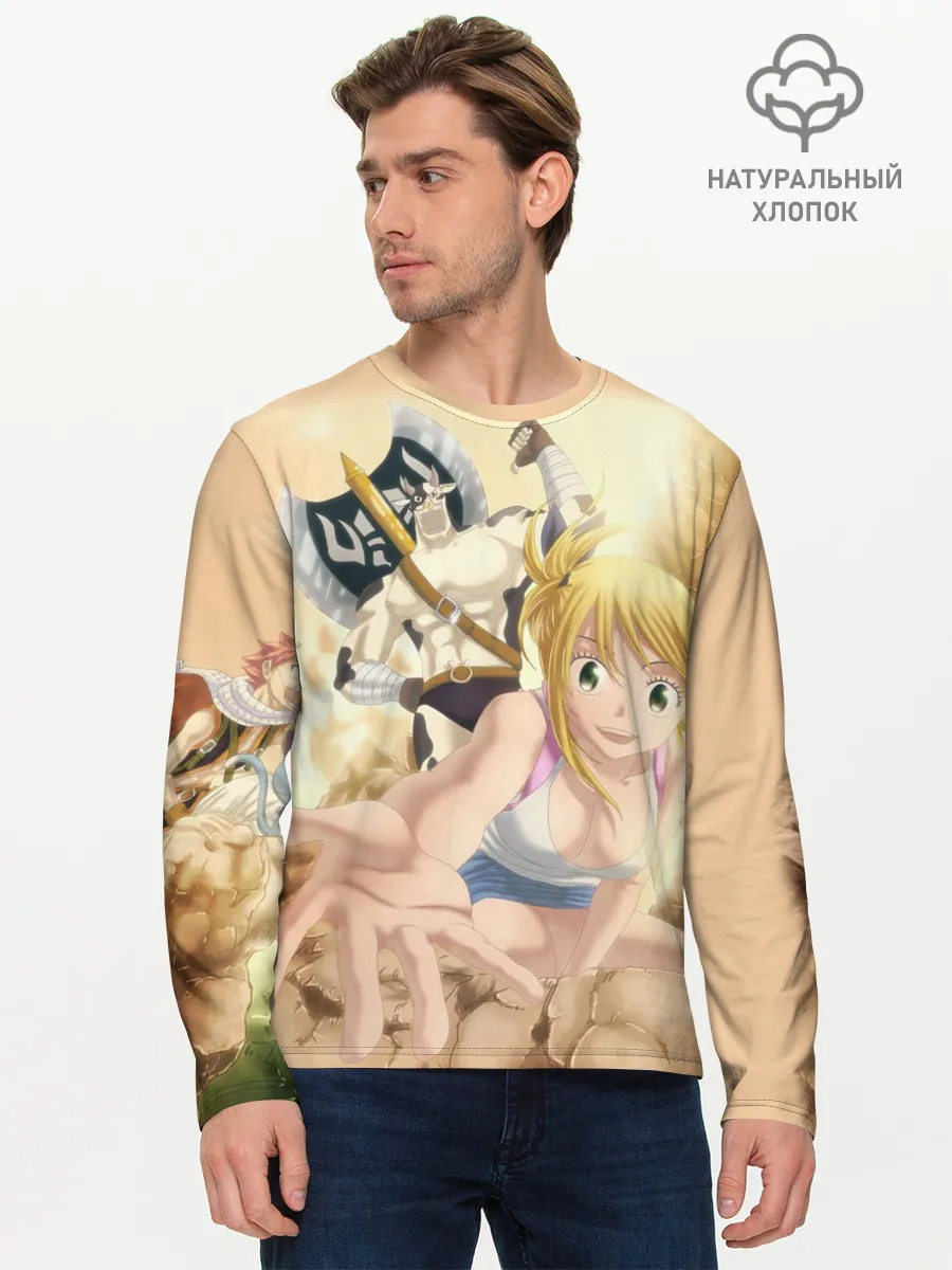 Мужской лонгслив базовый / Люси и Телец