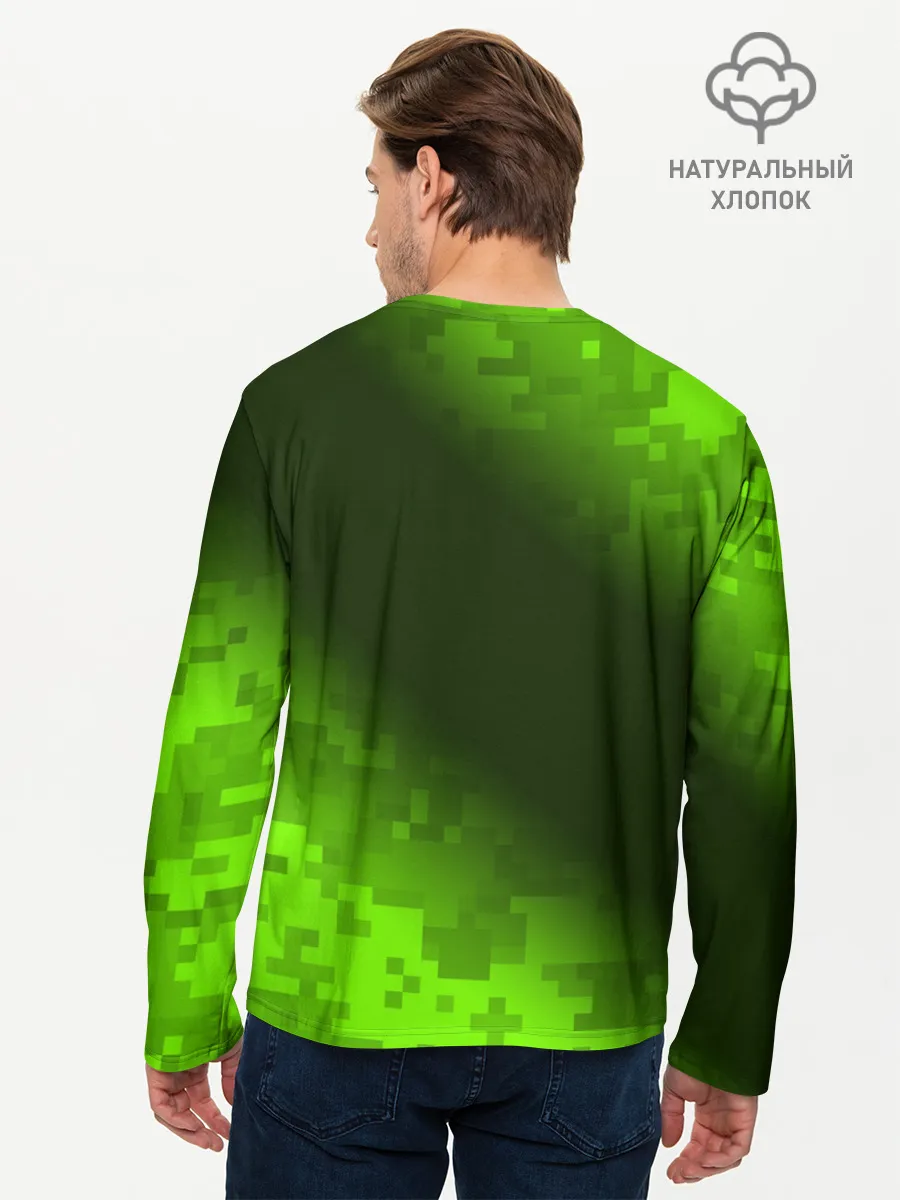Мужской лонгслив базовый / MINECRAFT / МАЙНКРАФТ