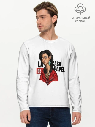 Мужской лонгслив базовый / БУМАЖНЫЙ ДОМ
