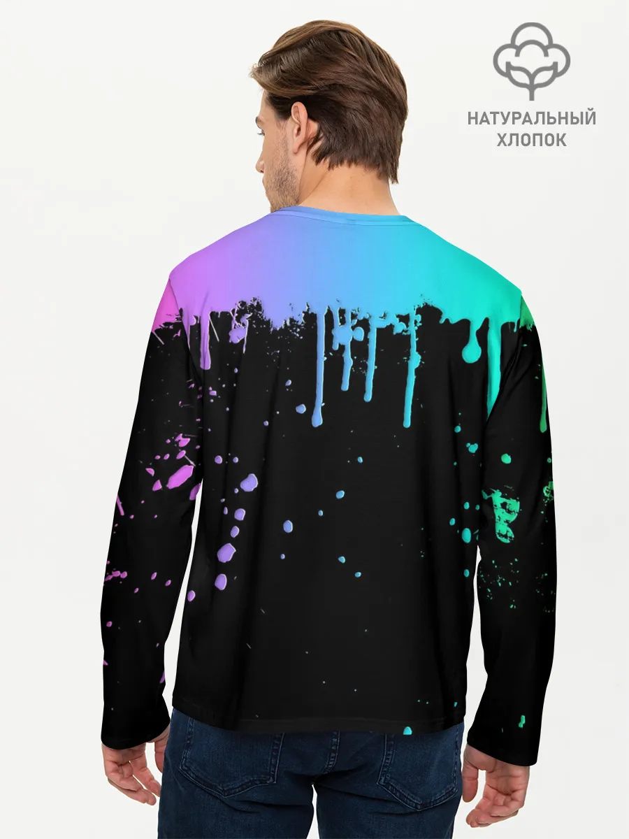Мужской лонгслив базовый / MARSHMELLO