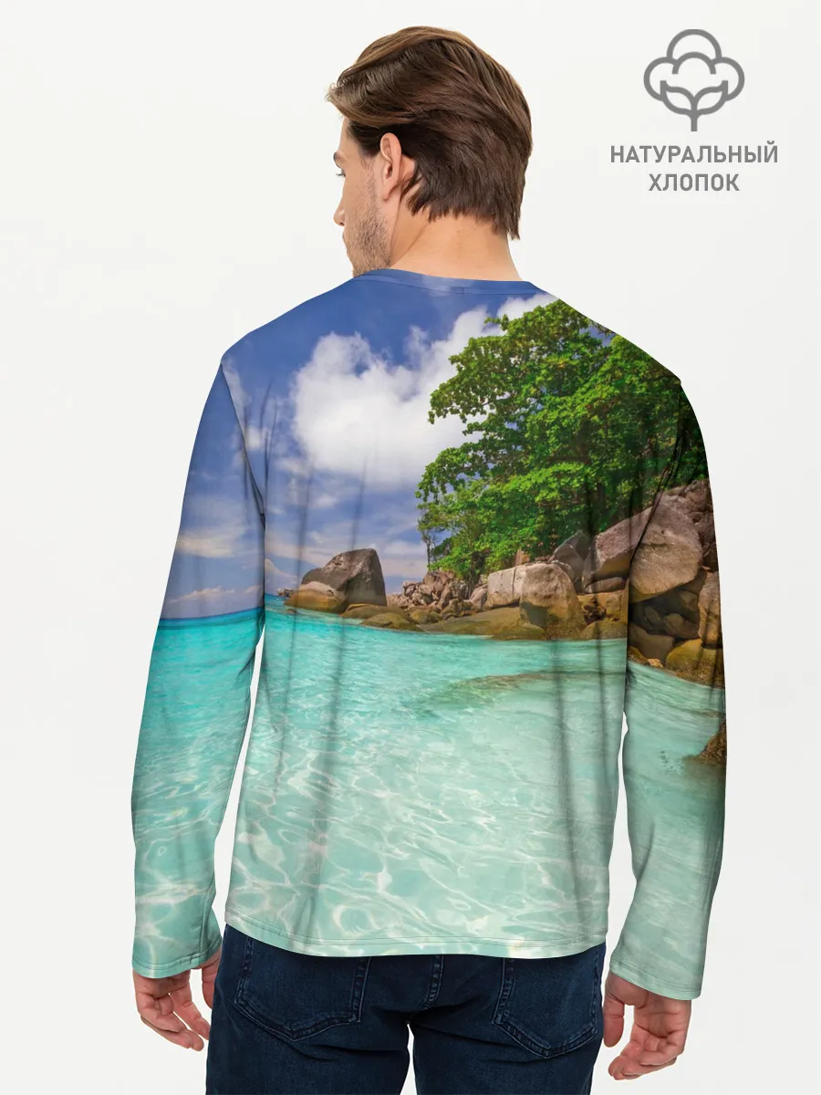 Мужской лонгслив базовый / Пхукет