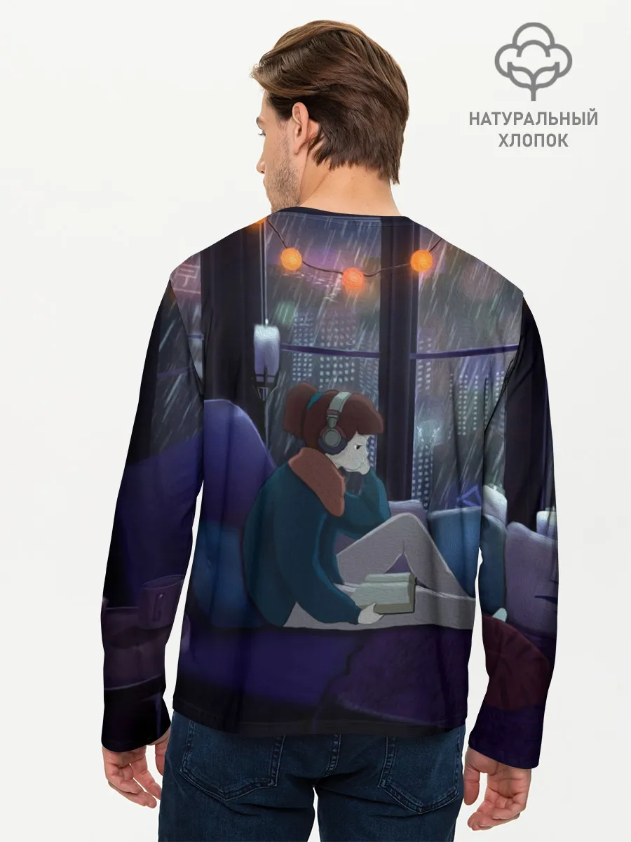 Мужской лонгслив базовый / СИЖУ ДОМА