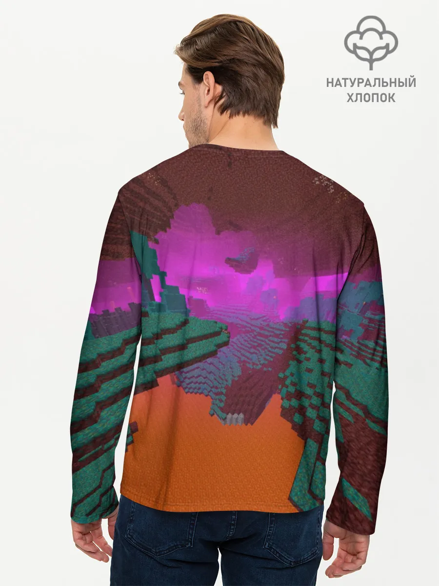 Мужской лонгслив базовый / Майнкрафт | Minecraft Hoglin