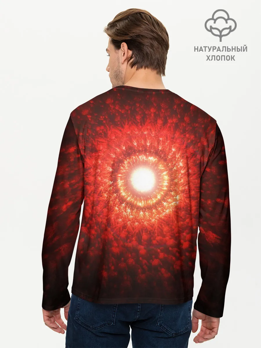 Мужской лонгслив базовый / Портал в Ад Данте