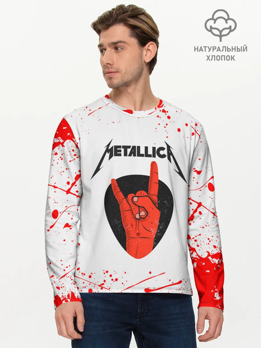 Мужской лонгслив базовый / METALLICA