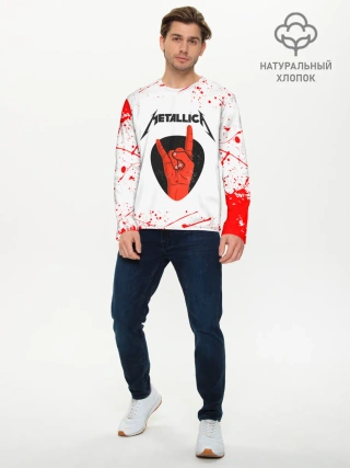 Мужской лонгслив базовый / METALLICA