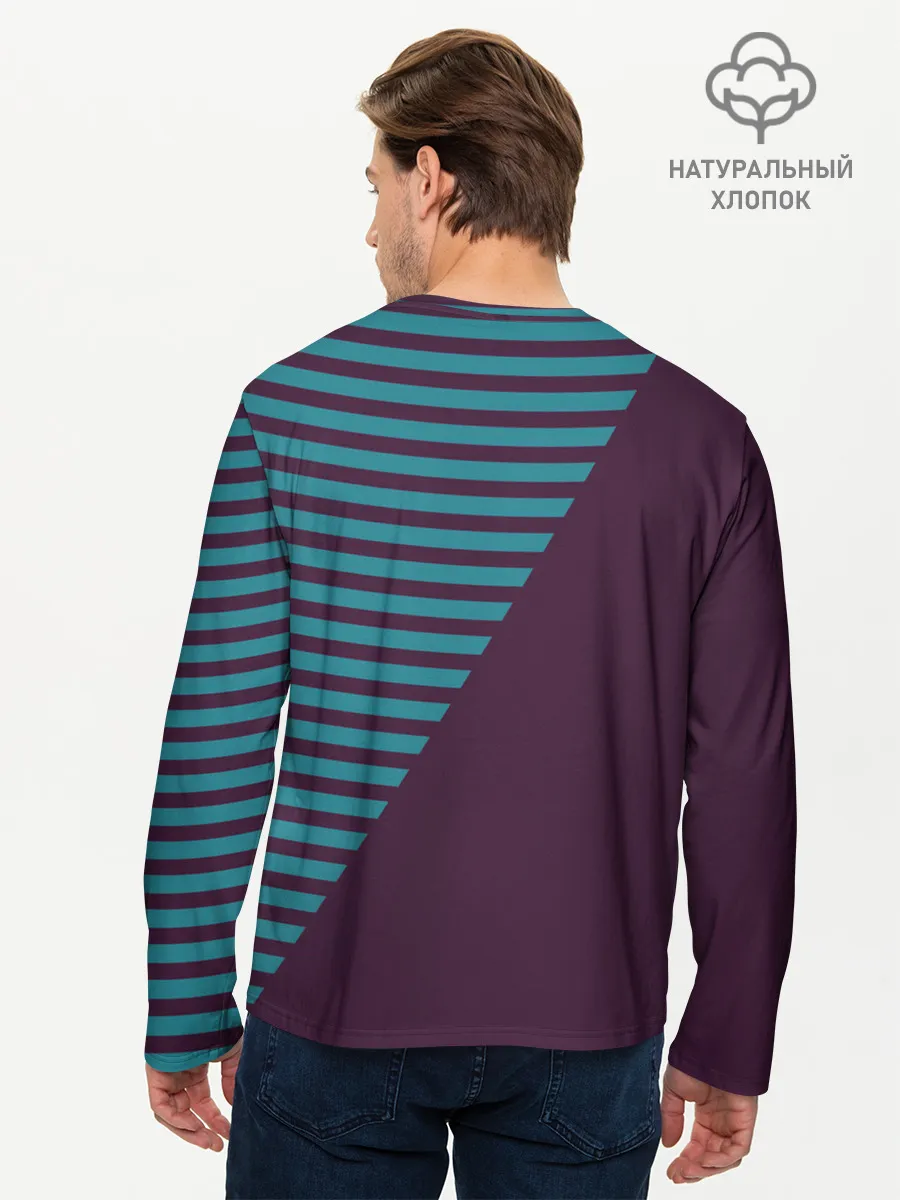 Мужской лонгслив базовый / texture
