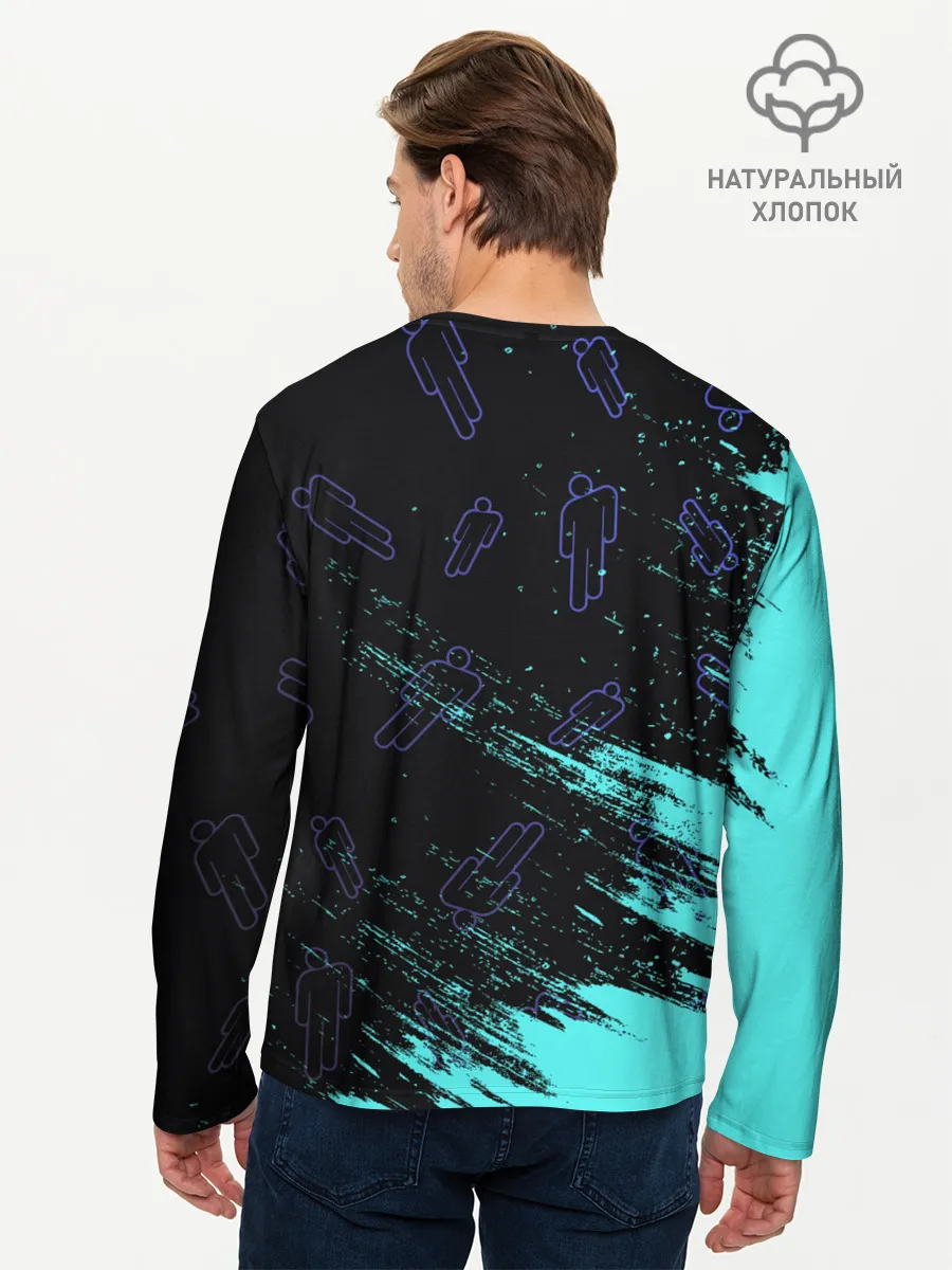 Мужской лонгслив базовый / BILLIE EILISH / БИЛЛИ АЙЛИШ