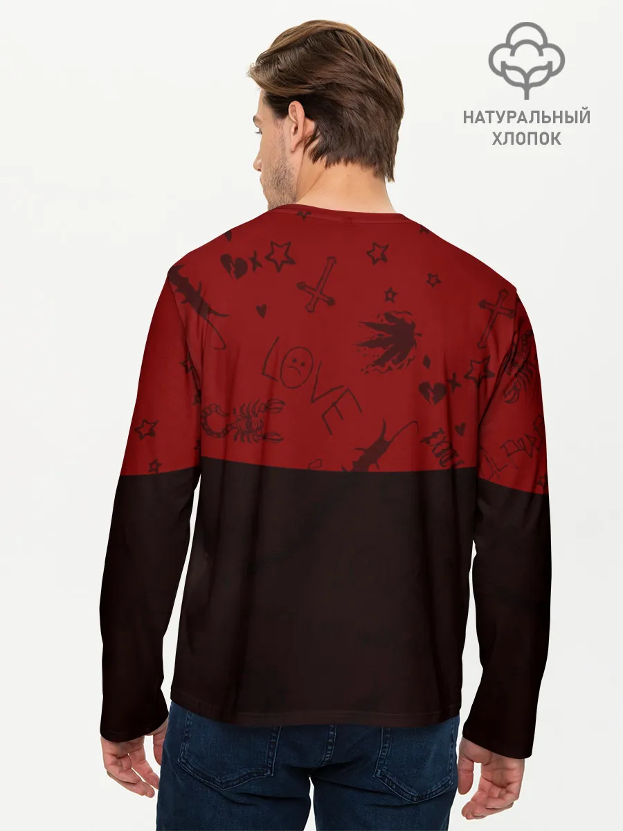 Мужской лонгслив базовый / LIL PEEP / ЛИЛ ПИП