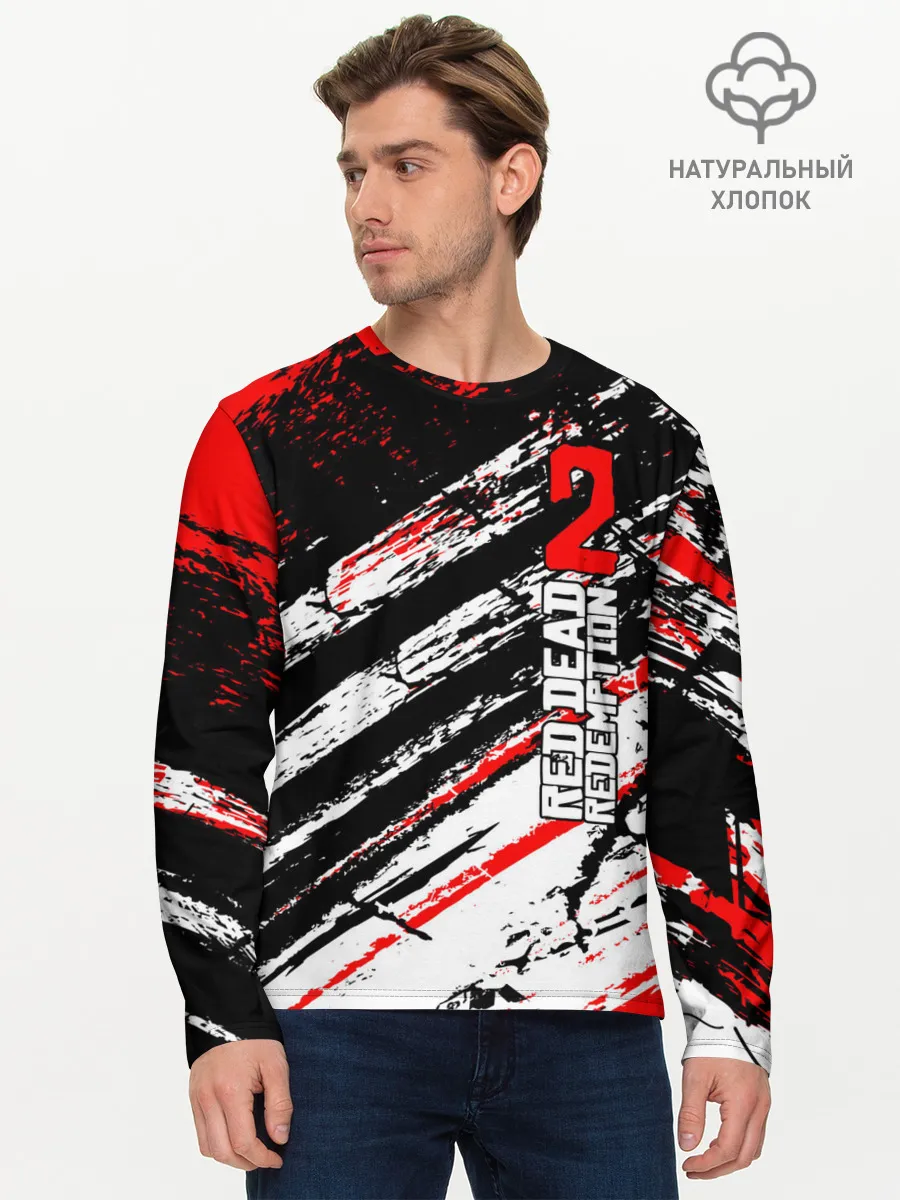 Мужской лонгслив базовый / Red Dead Redemption 2