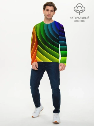 Мужской лонгслив базовый / Color