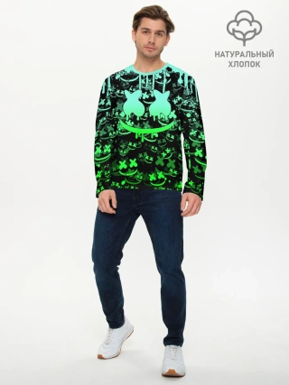 Мужской лонгслив базовый / MARSHMELLO