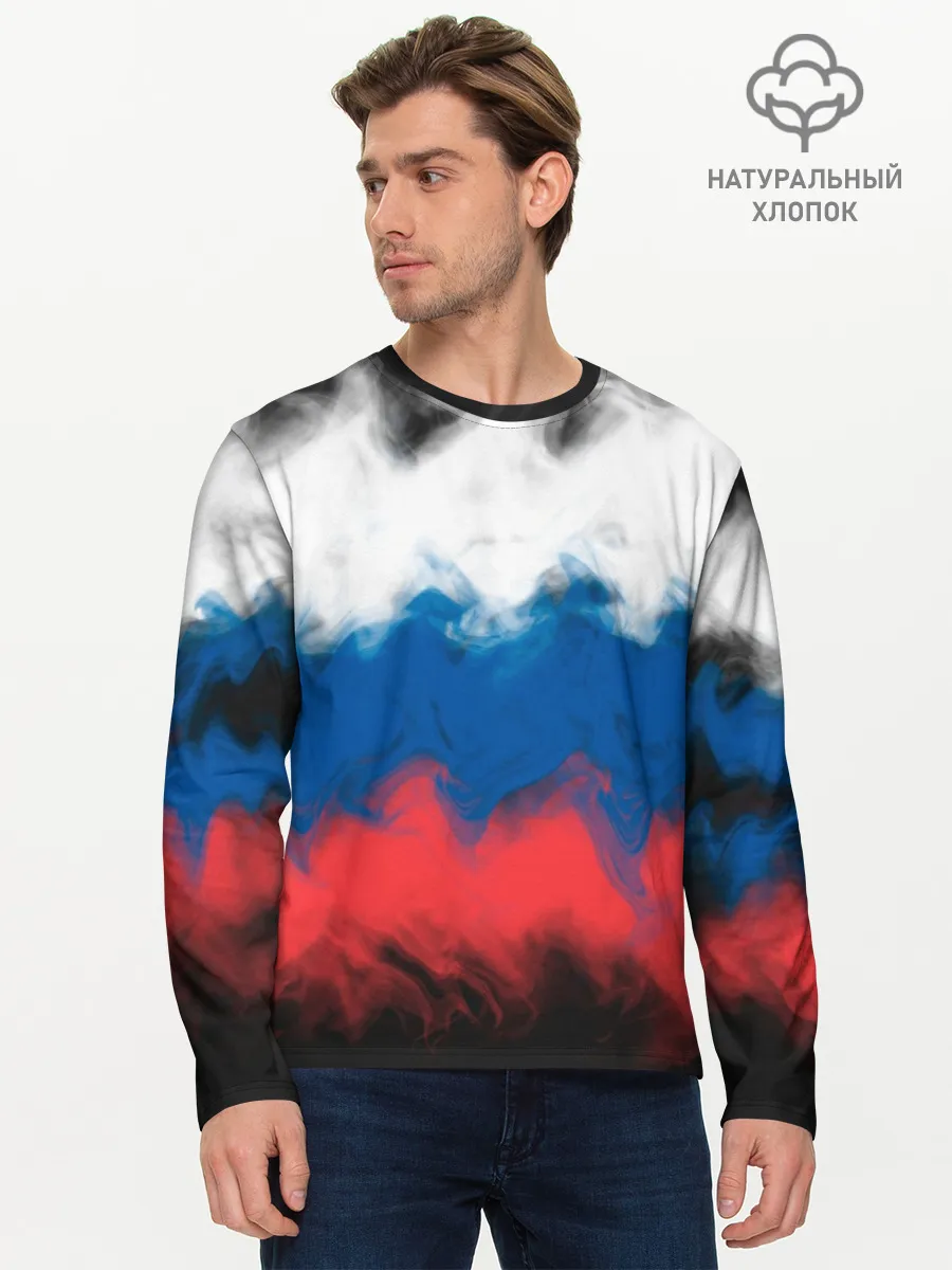 Мужской лонгслив базовый / Россия