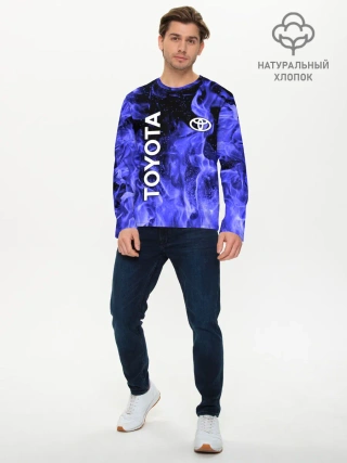 Мужской лонгслив базовый / TOYOTA