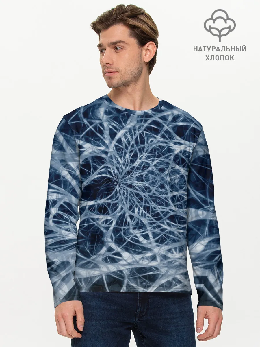 Мужской лонгслив базовый / Нервная система
