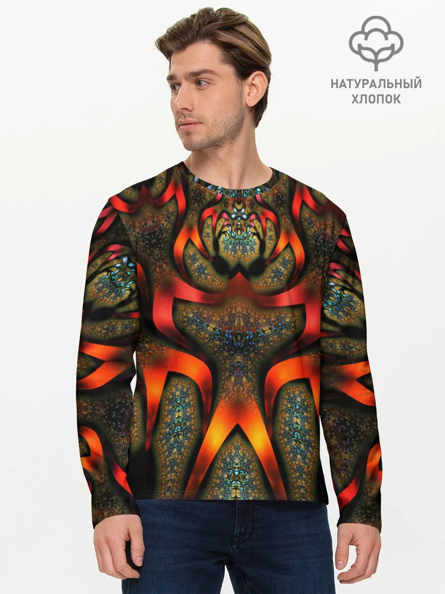Мужской лонгслив базовый / ДИКИЙ УЗОР