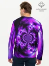 Мужской лонгслив базовый / НЕОНОВЫЙ ФРАКТАЛ