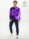 Мужской лонгслив базовый / НЕОНОВЫЙ ФРАКТАЛ